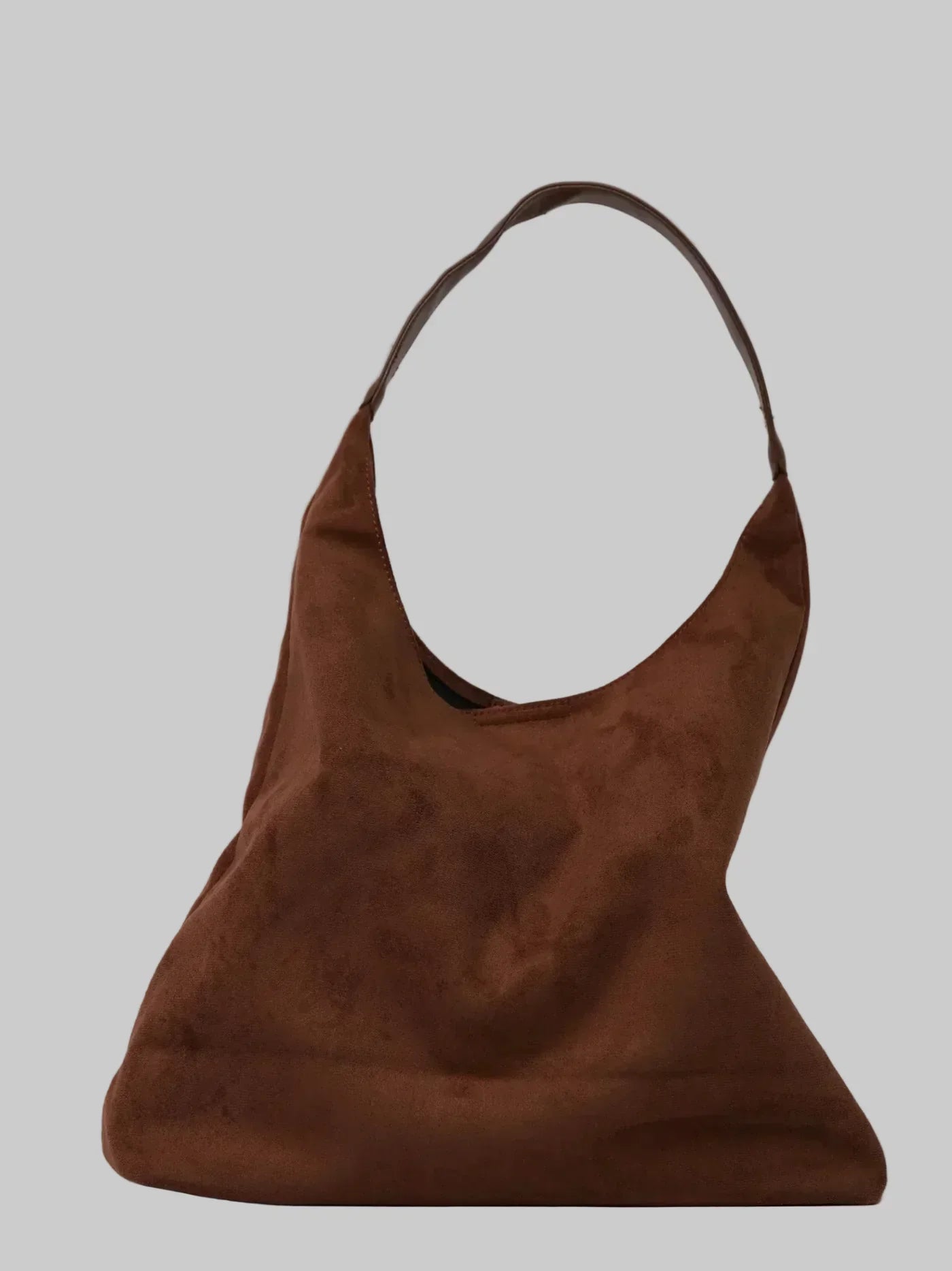 Sienna Bellucci | Brown Suede Hobo Shoulder Bag for Women