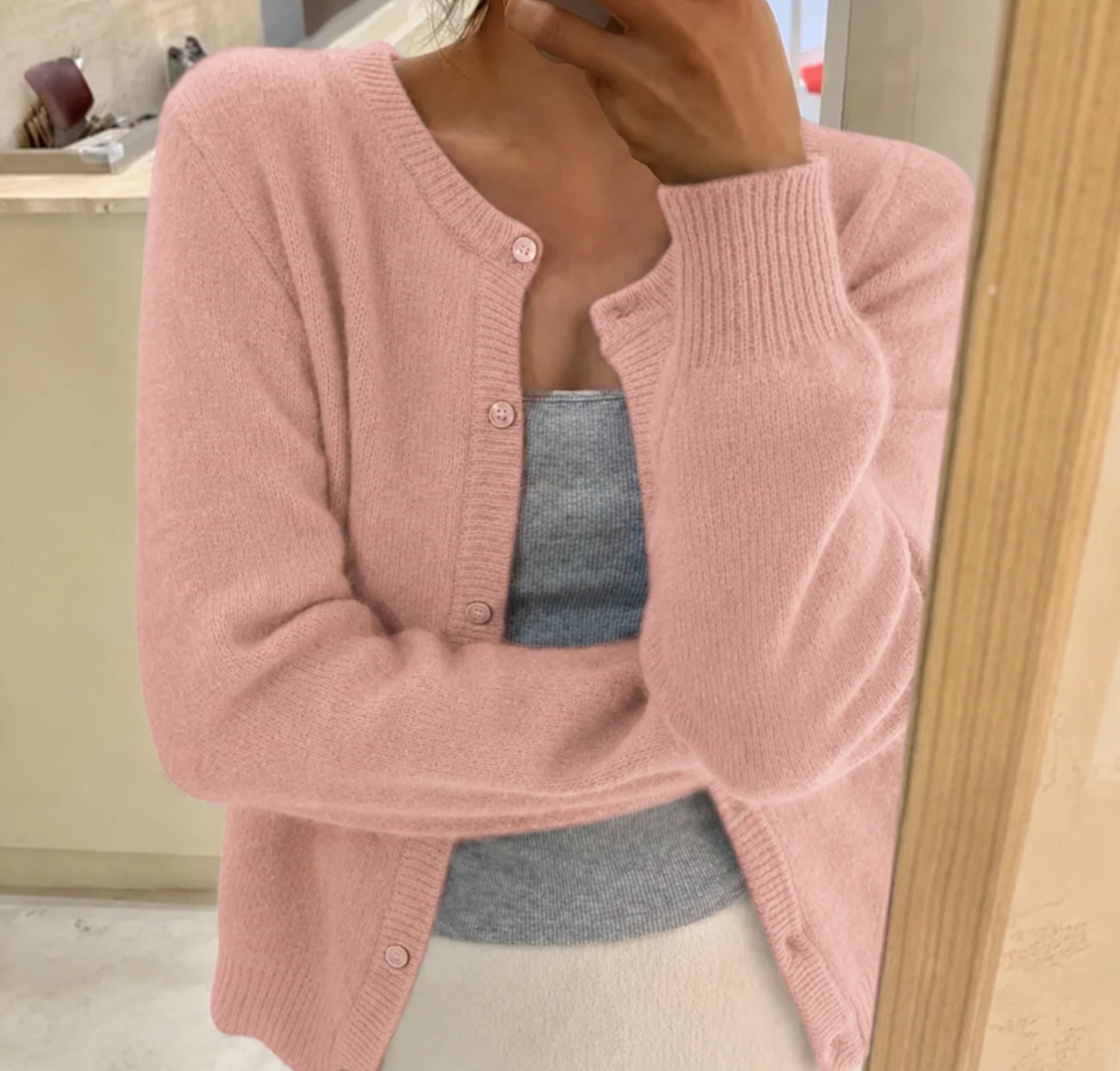 Clara Whitmore | Soft Knit Cardigan Set For Women