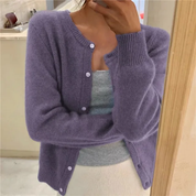 Clara Whitmore | Ensemble cardigan en maille douce pour femme