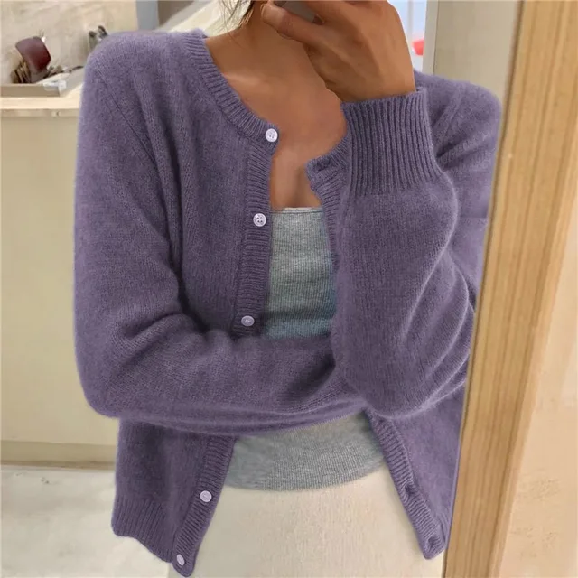 Clara Whitmore | Ensemble cardigan en maille douce pour femme
