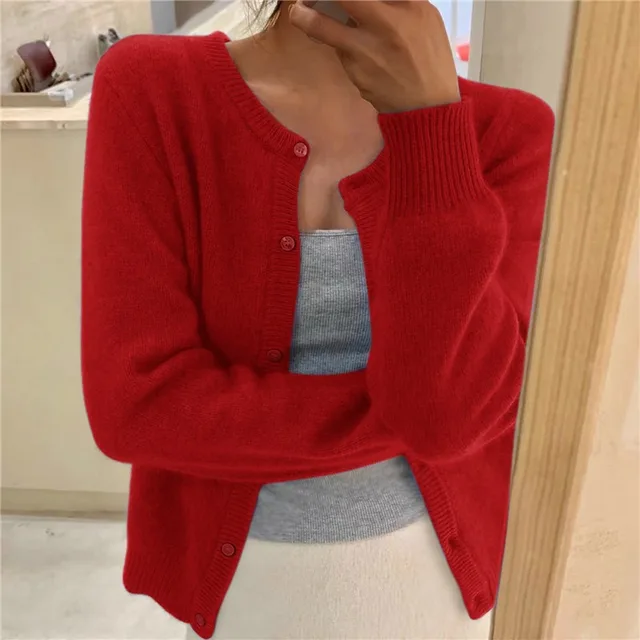Clara Whitmore | Soft Knit Cardigan Set For Women