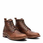 Nathaniel Hughes | Vintage Leather Lace-Up Boots For Men