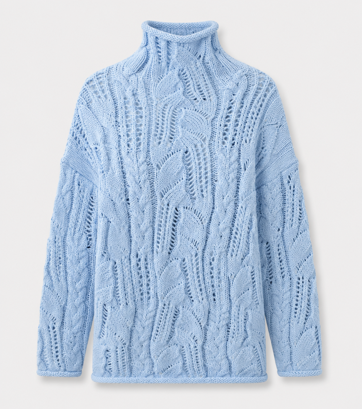 Tabitha Green | Cable Knit Turtleneck Sweater