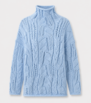 Tabitha Green | Cable Knit Turtleneck Sweater