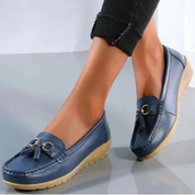 Charlotte Moreau | Mocassins confortables à pompons pour femme