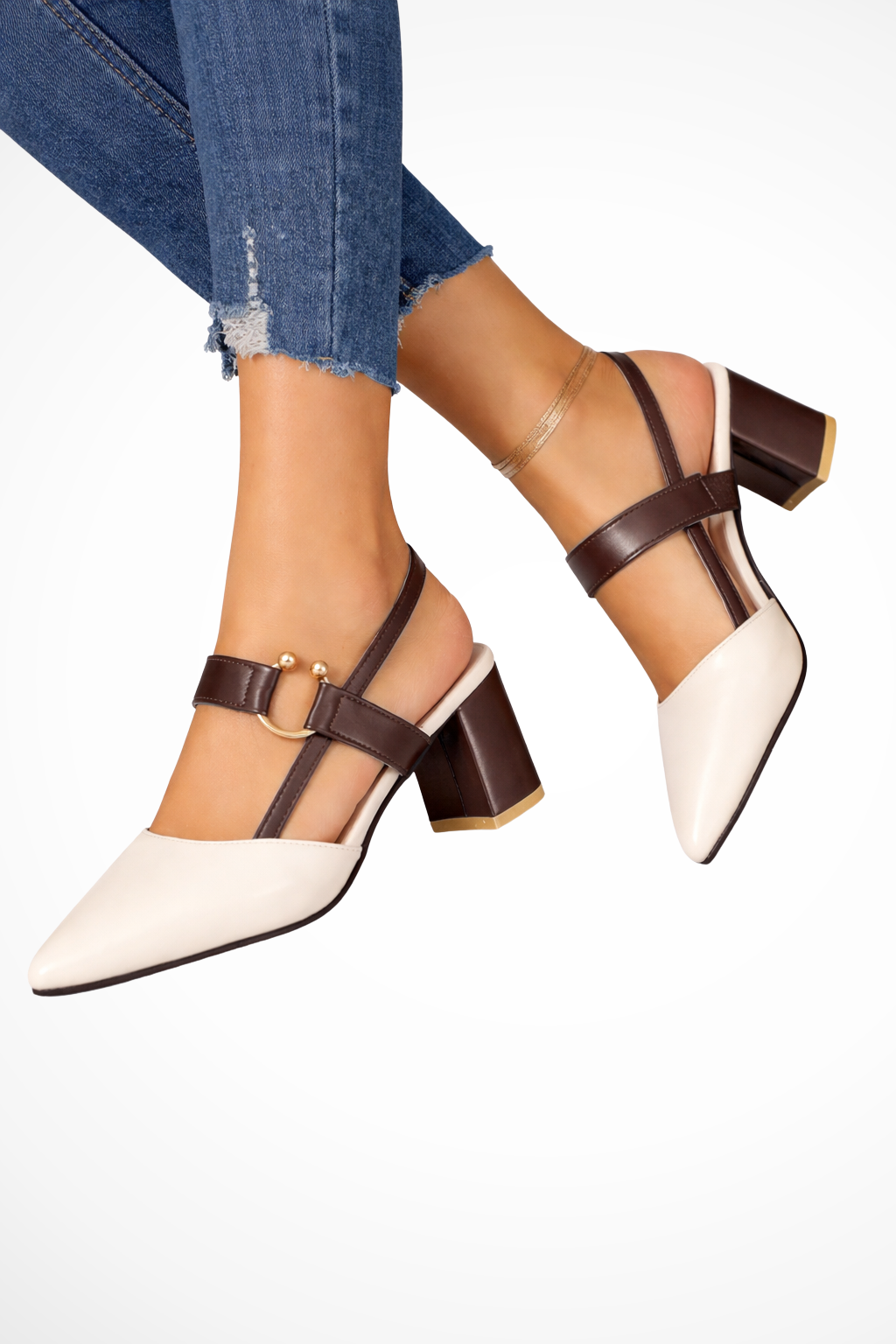 Valentina Moreau | Elegant Pointed Heel Sandals For Women