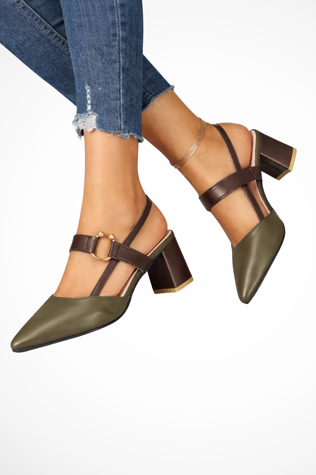 Valentina Moreau | Elegant Pointed Heel Sandals For Women