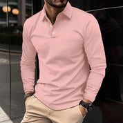 Lucas Bennett | Classic Long Sleeve Polo Shirt