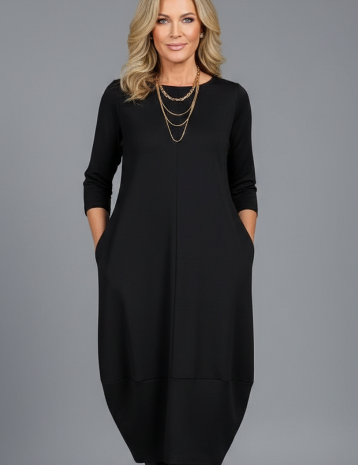 Charlotte Sinclair | Casual Pocket Midi Dress For Women