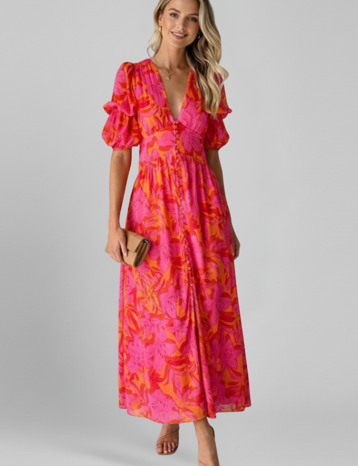Women_sDresswithVNeckandPuffSleeves_2.png