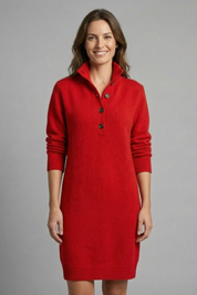 Constance Whitfield | Knit Jumper Midi Dress For Women