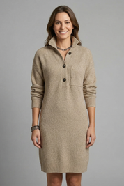 Constance Whitfield | Knit Jumper Midi Dress For Women