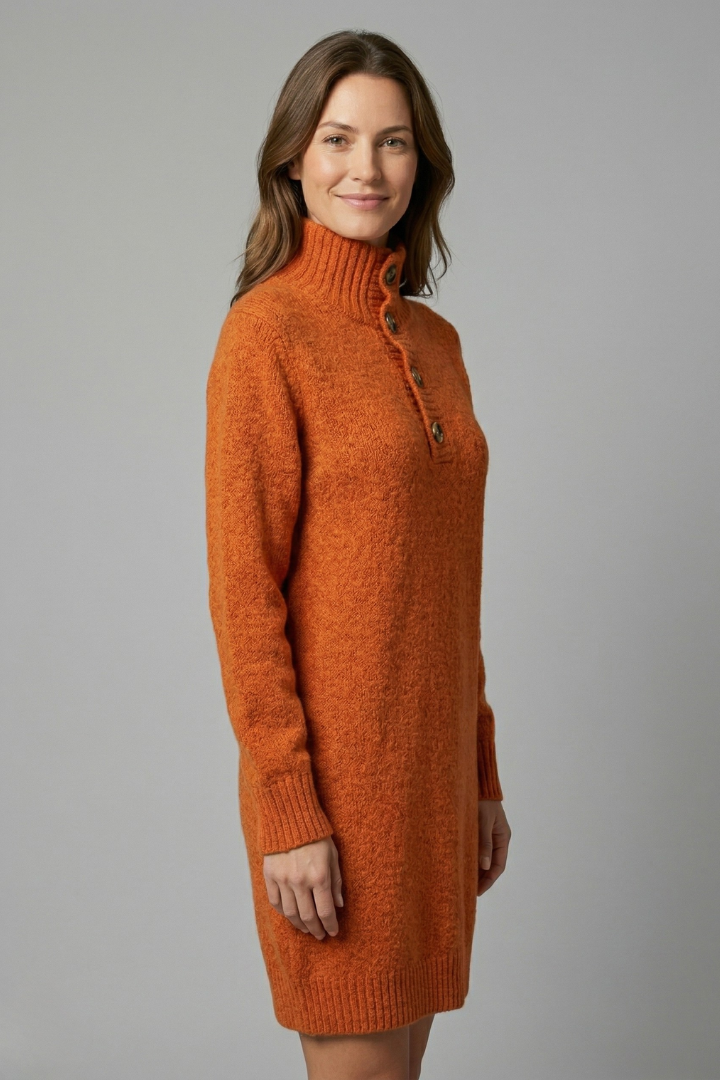 Constance Whitfield | Knit Jumper Midi Dress For Women