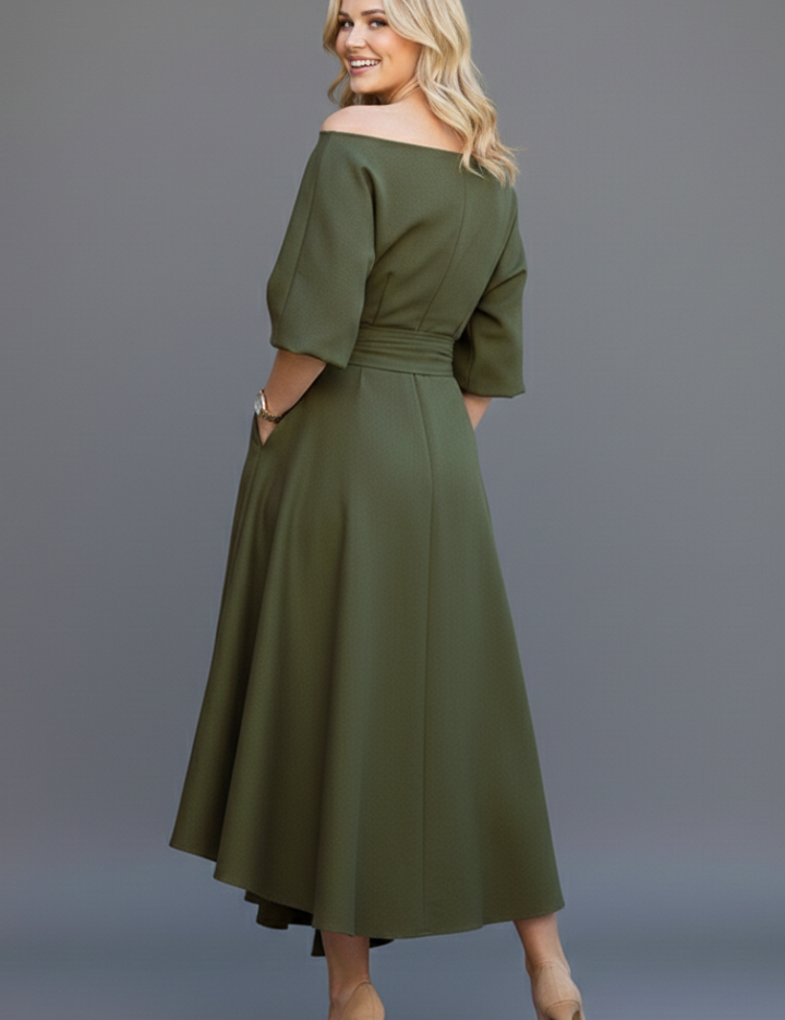 Women_sMidiDresswithOff-ShoulderNecklineandLanternSleeves_3.png