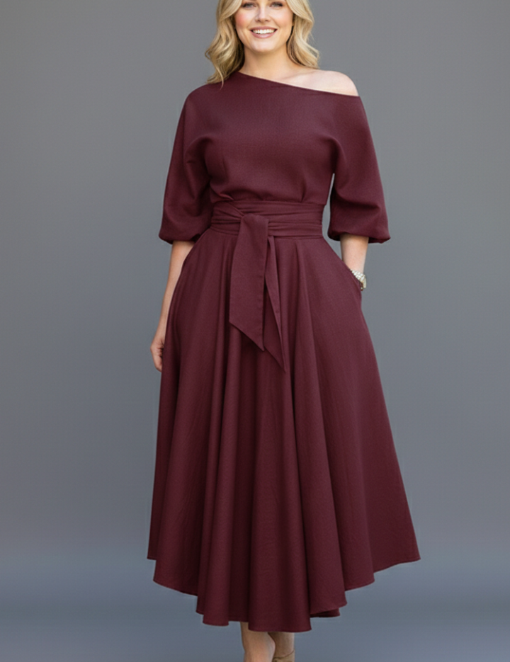Rosalie Beaumont | Elegant Midi Dress For Women