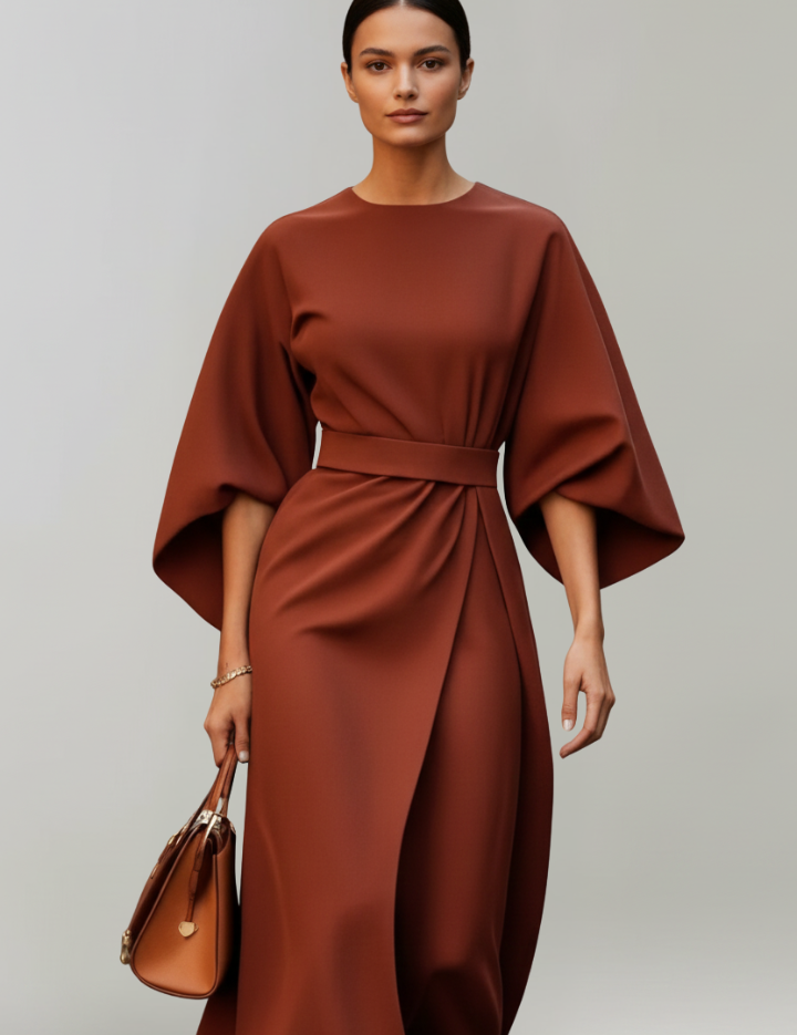 Vivienne Laurent | Elegant Midi Dress For Women