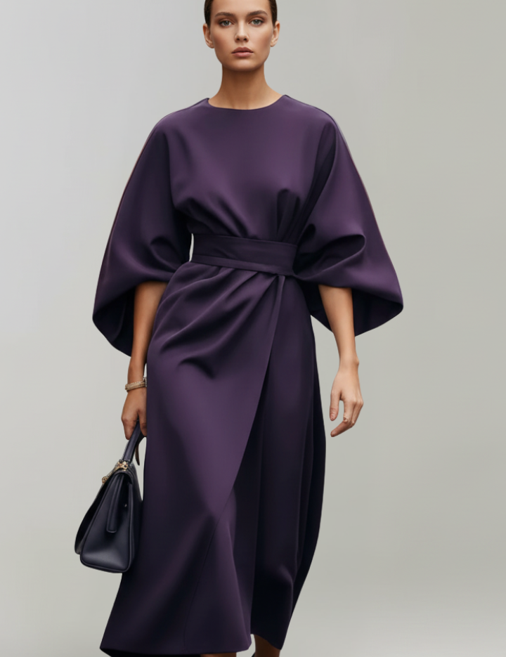 Vivienne Laurent | Elegant Midi Dress For Women