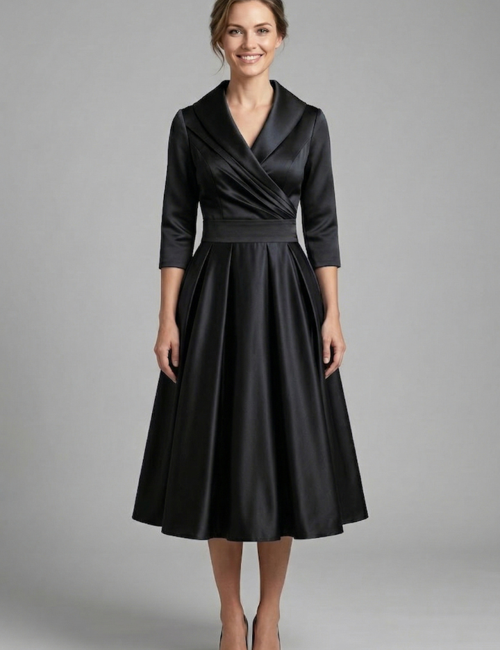 Victoria Ashford | Elegant Midi Dress For Women