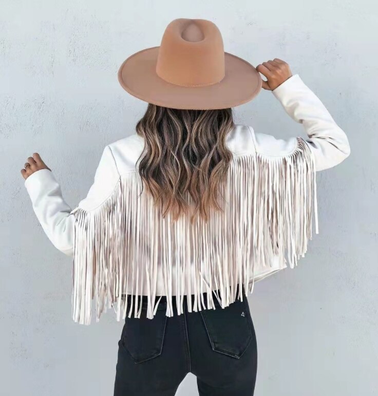 Scarlett Monroe | Fringe Suede Statement Jacket