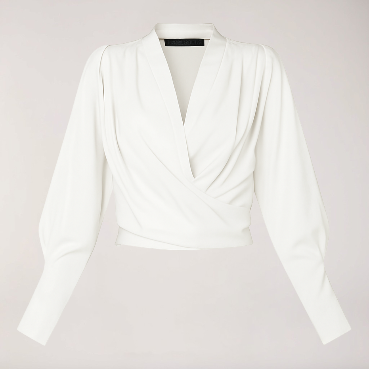 Womens-Blouse-with-V-neck-and-Puff-Sleeves.png