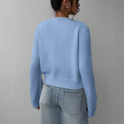 Elara Soft Knit Button Cardigan