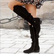 Tabitha McClure | Knee High Suede Boots For Women