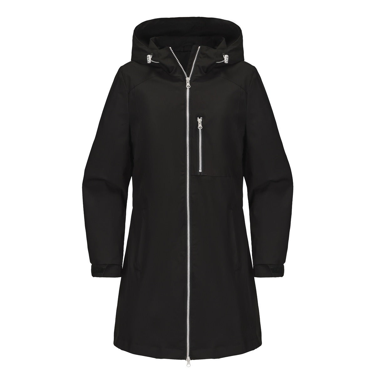 Winifred Turner | Waterproof Hooded Rain Jacket in Cobalt Blue
