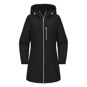 Winifred Turner | Waterproof Hooded Rain Jacket in Cobalt Blue