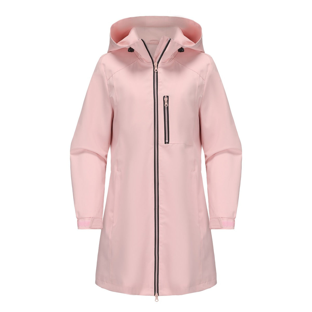Winifred Turner | Waterproof Hooded Rain Jacket in Cobalt Blue