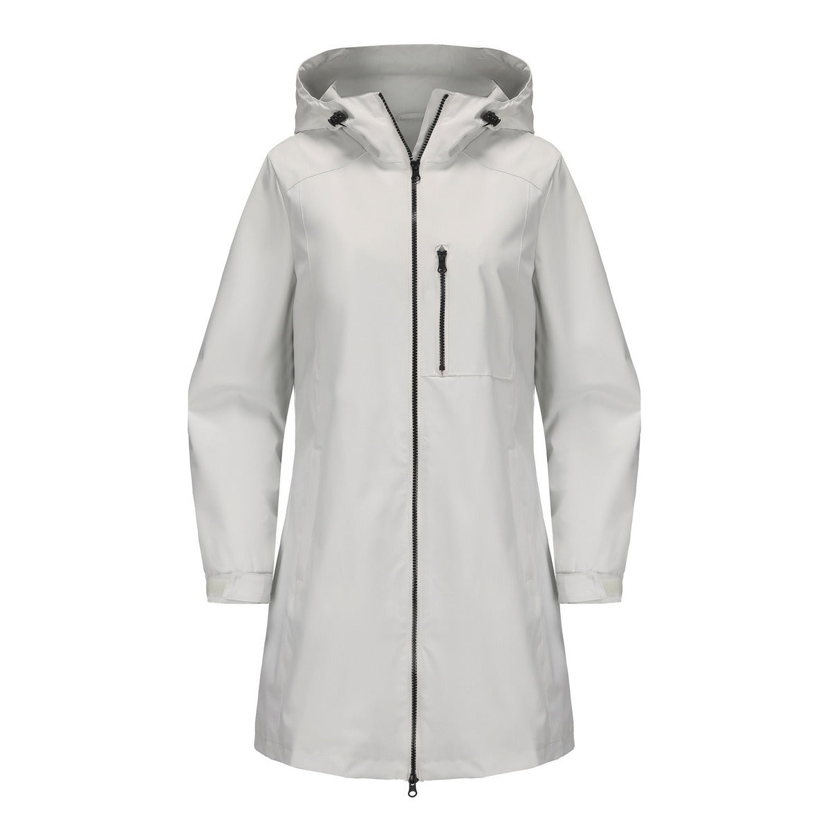Winifred Turner | Waterproof Hooded Rain Jacket in Cobalt Blue
