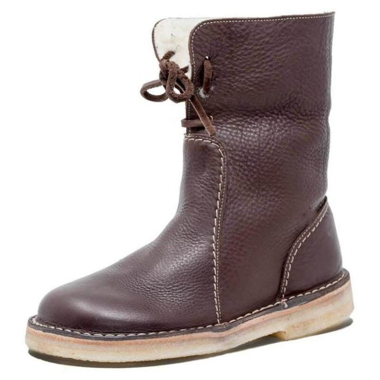 Yvonne Abernathy | Lace-Up Winter Boots For Women