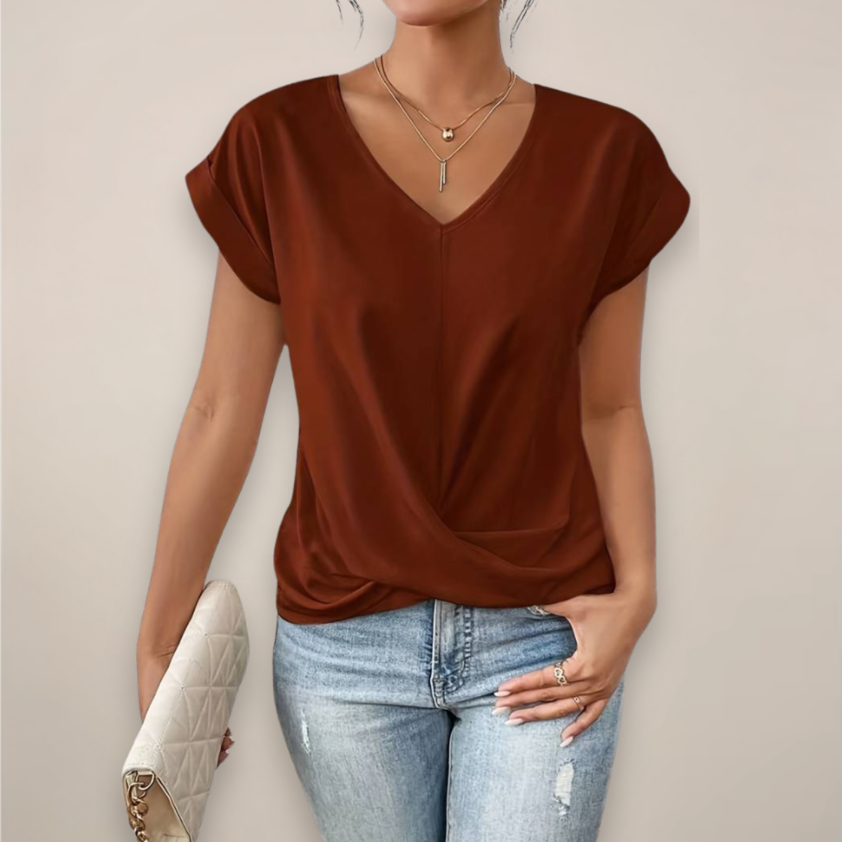 Womens-Short-Sleeve-Twist-Front-Top-V-Neck-Spring-Summer-2.png