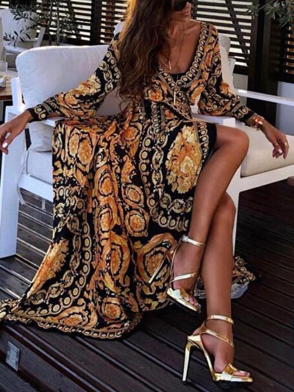 Isabella Conti | Riviera Bohemian Maxi Dress Luxe