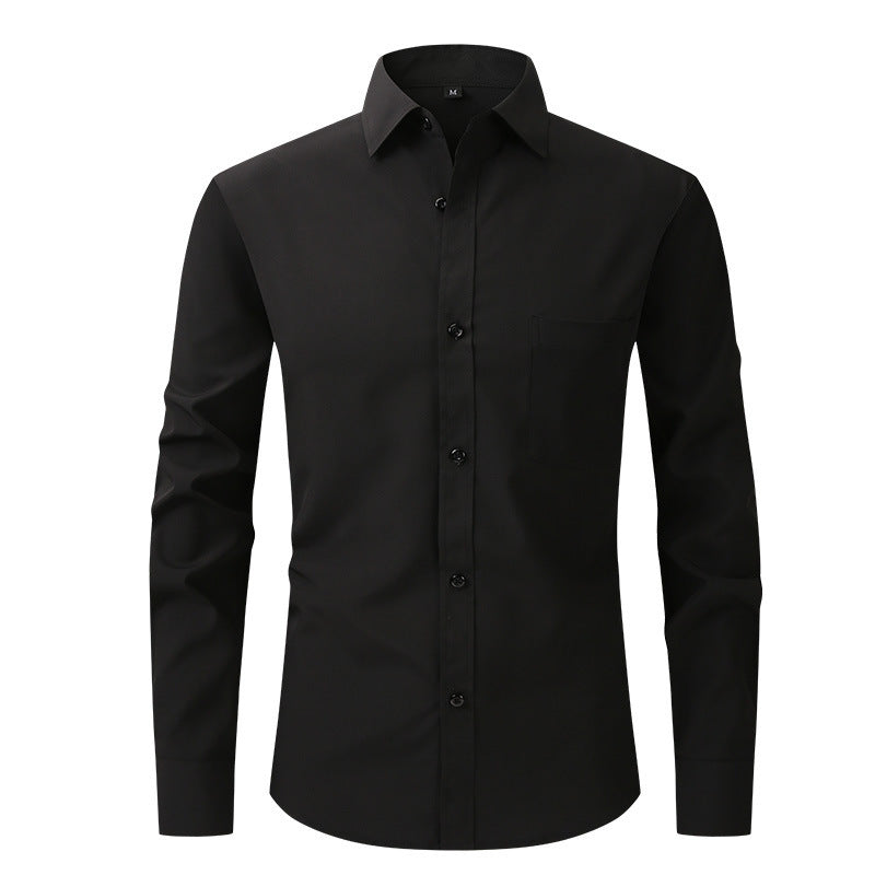 Chemise habillée blanche classique à manches longues Edward Clarke