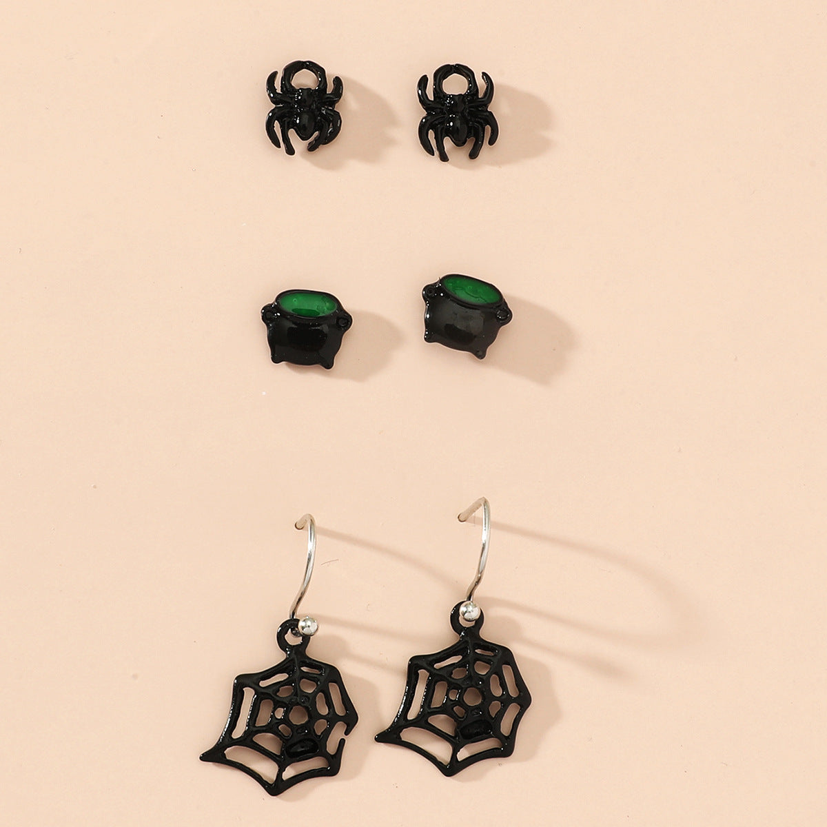 Witching Hour | Spider Web Halloween Earrings