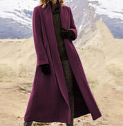Beatrice Davies | Long Wool-Blend Wrap Coat