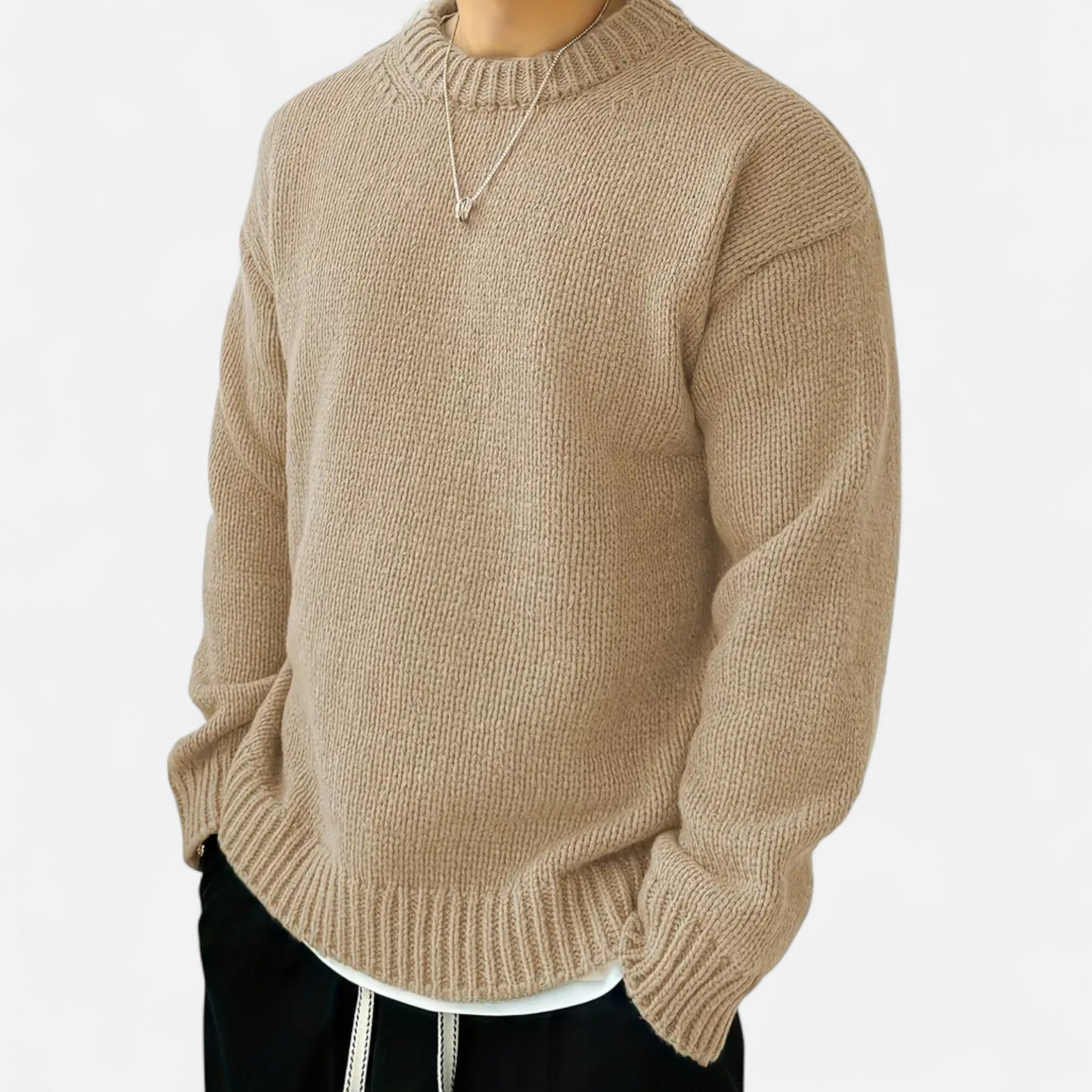 Felicity Brown | Sage Green Relaxed Fit Knit Sweater