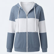Alexandra Sharpe | Veste à capuche texturée à empiècements color-block