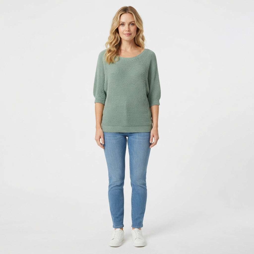 Alice Baker | Relaxed Batwing Knit Sweater