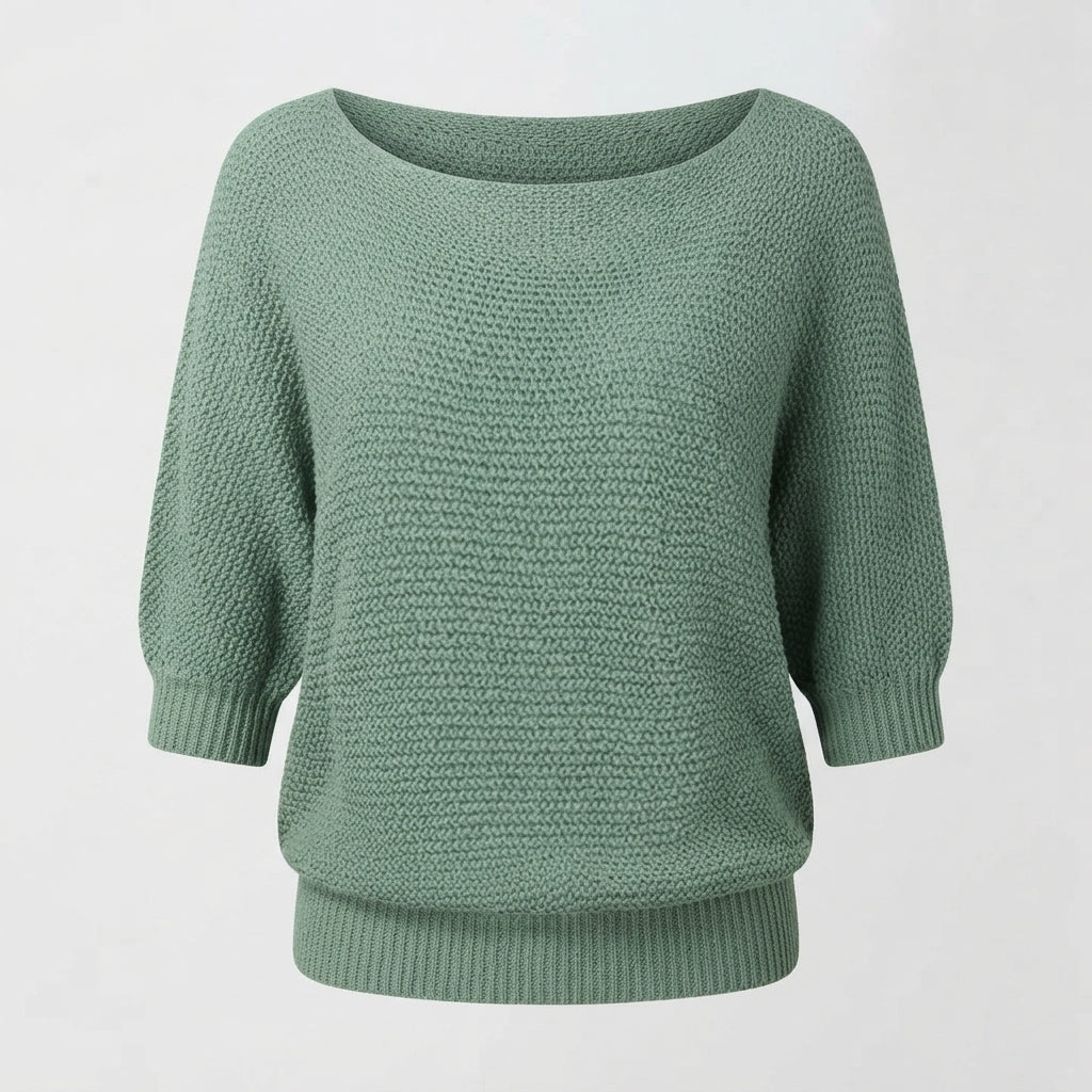 Alice Baker | Relaxed Batwing Knit Sweater