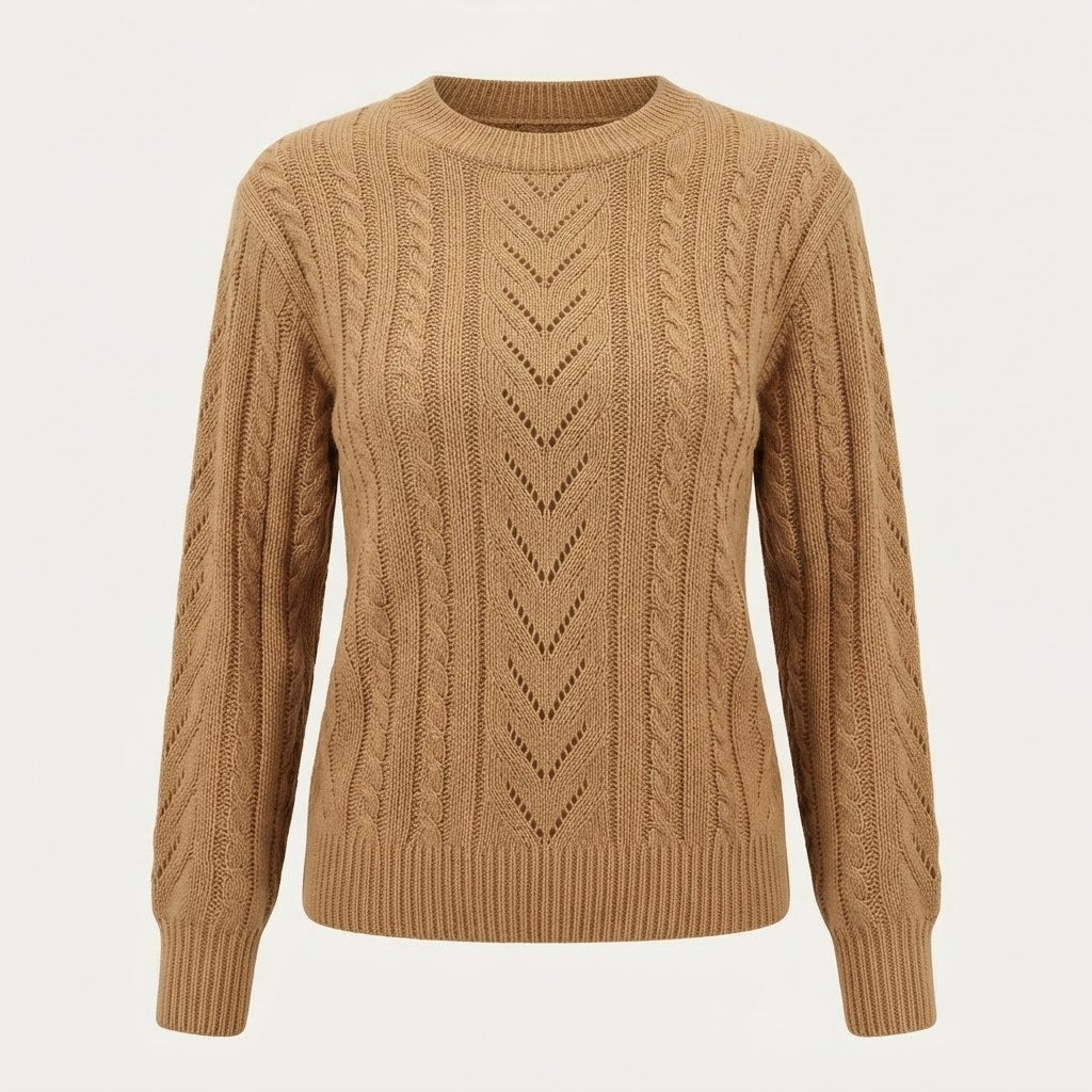 Alice Hughes | Pull texturé en maille torsadée