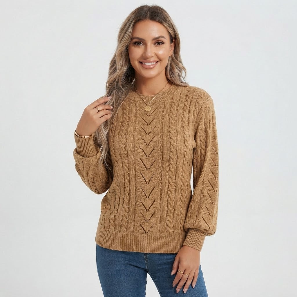Alice Hughes | Pull texturé en maille torsadée