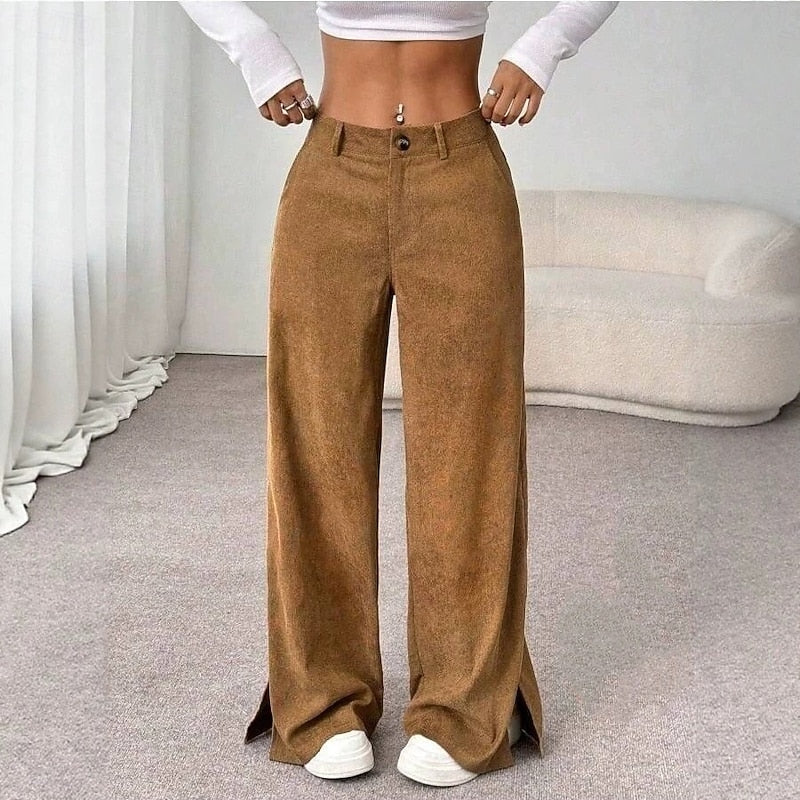 Fiona Sinclair | Pantalon large taille haute