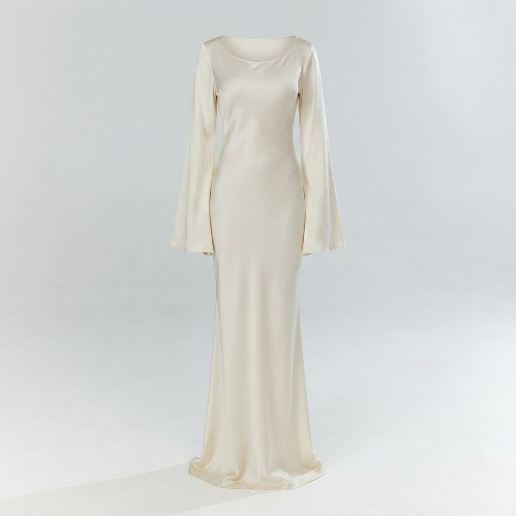 Arabella Sinclair | Elegant Satin Maxi Dress For Women