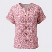 Arabella Sinclair | Floral Button Blouse For Women