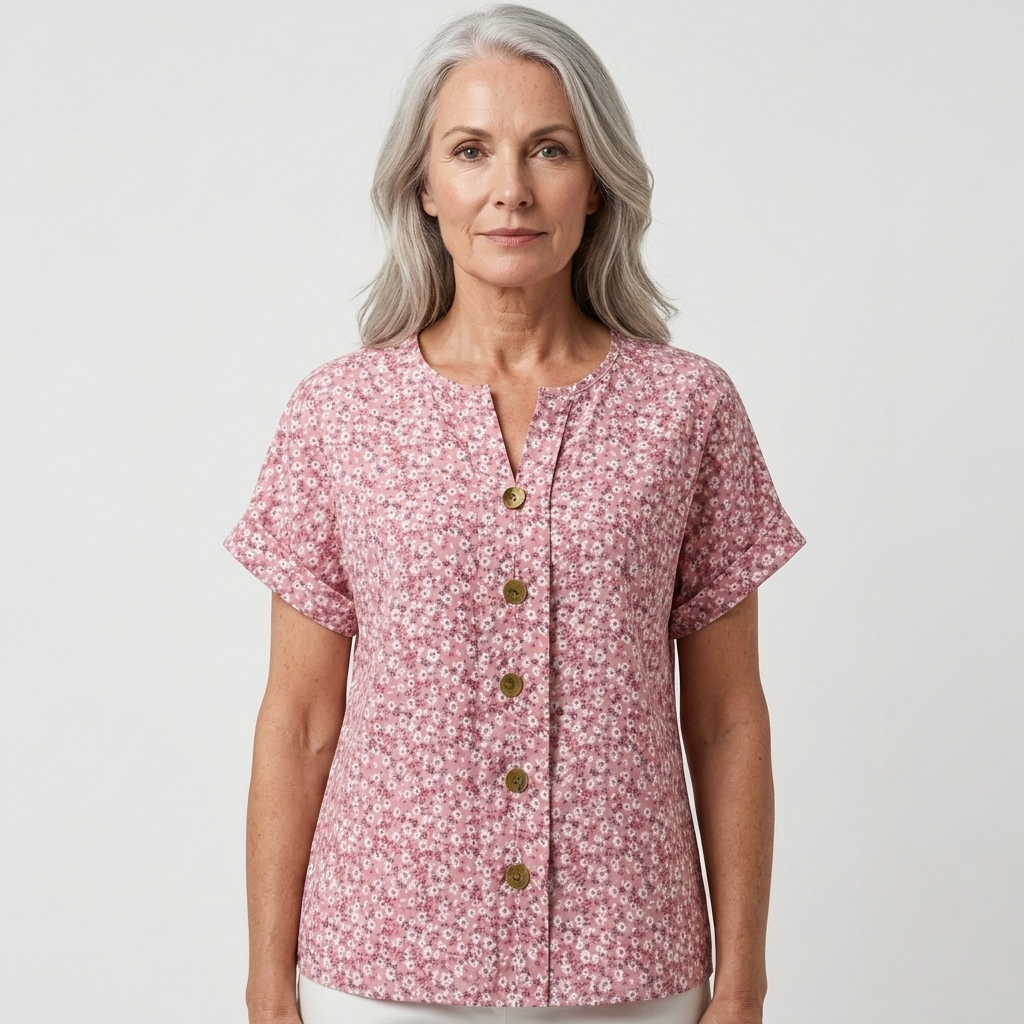 Arabella Sinclair | Floral Button Blouse For Women