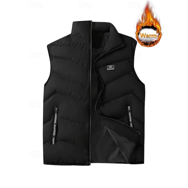 Florence Shaw | Red Quilted Padded Gilet for Women