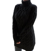 Elspeth Fraser | Cable-Knit Turtleneck Sweater Dress
