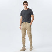 Aurelio Vanthorpe | Jogger cargo tactique kaki pour homme