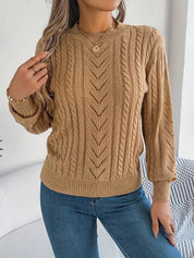 Alice Hughes | Pull texturé en maille torsadée